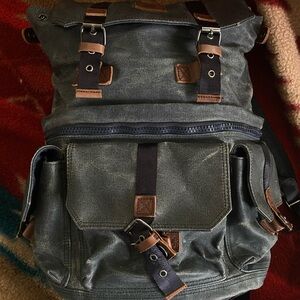 Langly Alpha MK2 Rucksack Style Camera Backpack Color Distressed Dark Gray